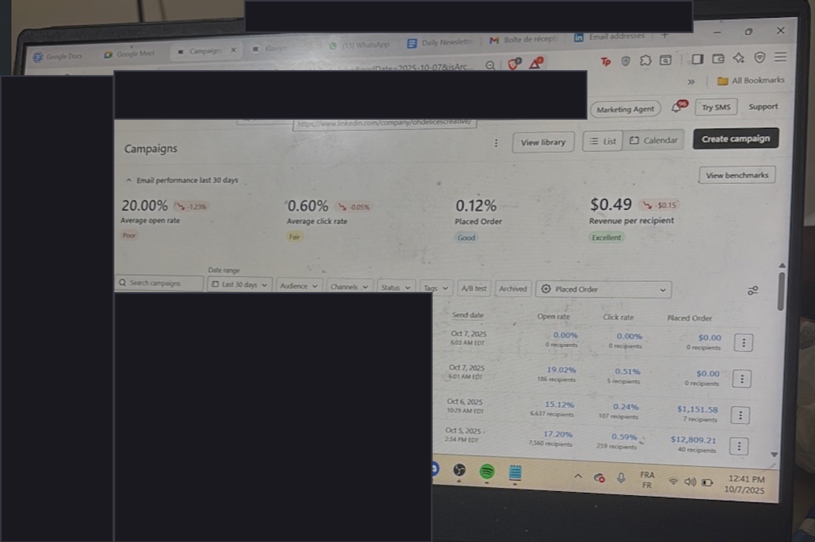 Klaviyo email flows