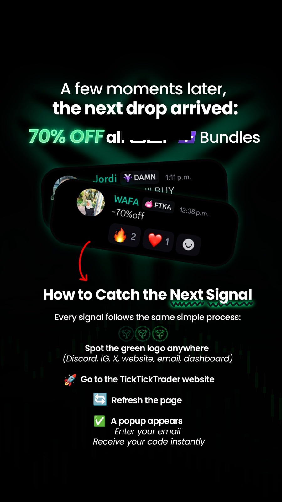 Green Shades Flash Signal Instagram Story variant 2