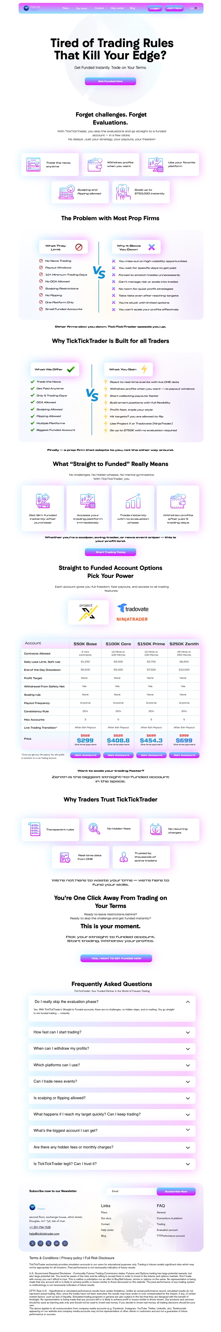Landing Page Two concept